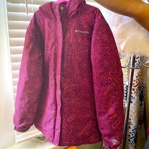 Columbia Big Kids Omni-heat coat.